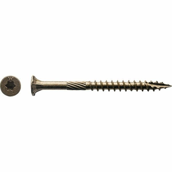 Big Timber #10 x 3 In. Bronze Flat Head Wood Screw, 64PK 1BTX103